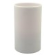 Cilinder acryl houder wit 7,5 x 12,8 cm (12 stuks)