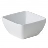 Gebogen vierkant bakje wit 8,9 x 8,9 x 4,5 cm (per 12 stuks)