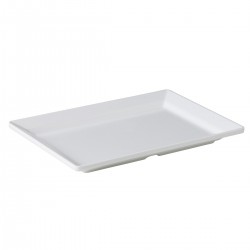 Rechth. bord met smalle rand wit 21 x 30 x 3 cm (3 stuks)