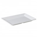 Rechth. bord met smalle rand wit 21 x 30 x 3 cm (per 3 stuks)
