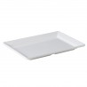 Rechth. bord met smalle rand wit 21 x 30 x 3 cm (per 3 stuks)