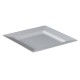 Vierkant bord budget wit 25,6 cm (6 stuks)