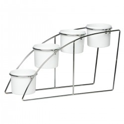 RVS dressingpot stand demonteerbaar tbv 4xMST-IC1W (1 stuks)