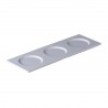 Serveerschaal met 3 uitsparingen 34,2 x 11,7 cm (per 6 stuks)