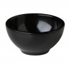 Rond bakje zwart 13 x 7 cm (per 6 stuks)