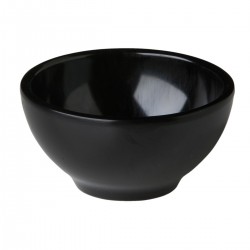 Rond bakje zwart 16 x 8,8 cm (6 stuks)