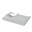 Vetvrij papier zwart geblokt 25 x 20 cm 1000st (per 1 stuks)