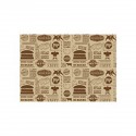 Vetvrij papier 'Steak House Design' 35x25cm 1000st (per 1 stuks)