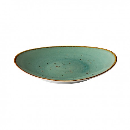 Ovaal bord reactive blue 30 x 25,5 cm (3 stuks)