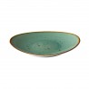 Ovaal bord reactive blue 30 x 25,5 cm (per 3 stuks)