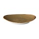 Ovaal bord reactive sand 30 x 25,5 cm (3 stuks)