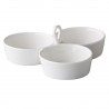 3-vaks kom met handvat 3 x 10 cm (6 stuks)