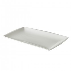Rechthoekig bord 30,3 x 20 cm (12 stuks)