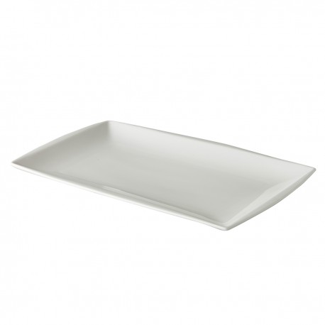 Rechthoekig bord 25,5 x 17,2 cm (12 stuks)