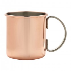 Koperen cocktail beker glad 500 ml (12 stuks)