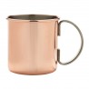 Koperen cocktailbeker glad 500 ml (per 1 stuks)
