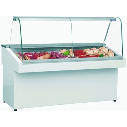 Koelvitrine Gebogen 1500