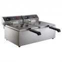 Combisteel Elektrische Tafelfriteuse 2X6 L