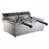 Combisteel Elektrische Tafelfriteuse 2X6 L