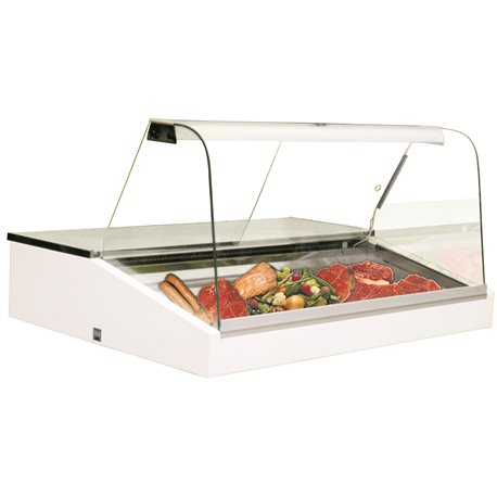 Combisteel Koelvitrine Tafelmodel Gebogen 1700