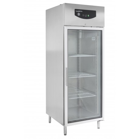 Combisteel Vrieskast Rvs 1 Glasdeur
