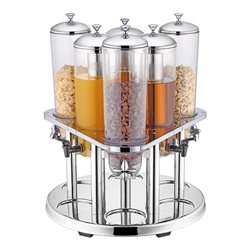 Combi dispenser – 3 x drank (3 liter) en 3x graan 