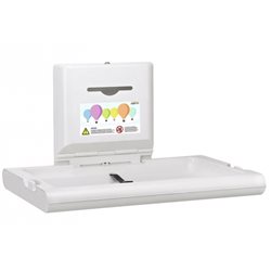 Mediclinics opklapbare horizontale baby verschoontafel, wit