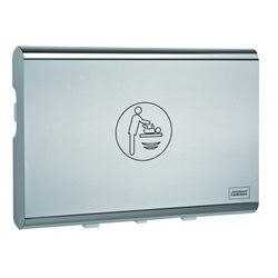 Mediclinics opklapbare horizontale baby luiertafel, RVS