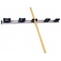 Toolflex Wandstrip met 5 steelklemmen 90cm