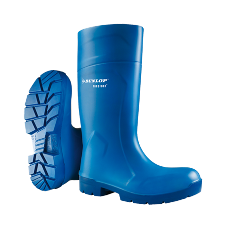 Purofort FoodPro Multigrip Safety laars, blauw, S4, blauwe zool, maat 39