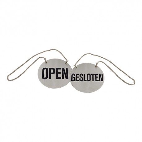 Bord Open - Gesloten