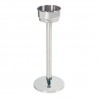 Wijnkoeler Stand. Rvs H 67.5Cm