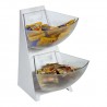 Dispenser Rack 2-Etages Rvs
