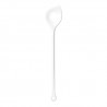 Lepel M/Gat Wit 31Cm 0225