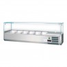 Vitrine 5X 1/4Gn Glasopzet
