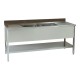 Spoeltafel 250Cm 2 Spoelbakken