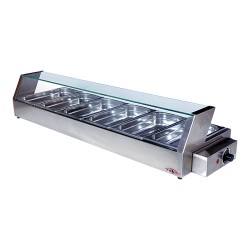 Bain-Marie Warmhoudvitrine Stilfer 4X-6X 1/3 Gn