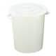 Afvalvat M/Deksel Wit 75 Lit