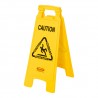 Waarsch.Bord Caution 2-Zijdig