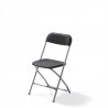 Budget Klapstoel Zwart / Chrome - 20 stuks 