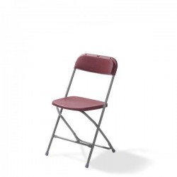 Budget Klapstoel Bordeaux / Grijs - 20 stuks 