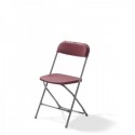 Budget Klapstoel Bordeaux / Grijs - 20 stuks 