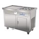 IJs teppanyaki met volledig gekoelde onderkast en gekoelde garneerunit (staand model)