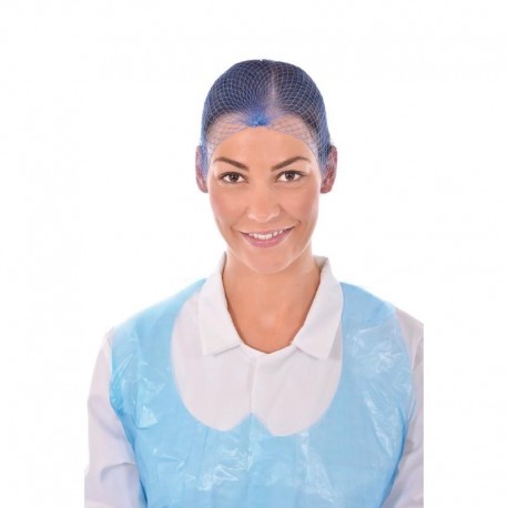 Haarnet blauw