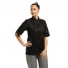 Whites Vegas unisex koksbuis korte mouw zwart M