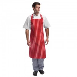 Whites halterschort rood-wit gestreept