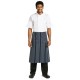 Whites sloof blauw-wit gestreept