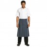 Whites sloof blauw-wit gestreept