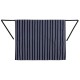 Whites sloof blauw-wit gestreept