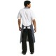 Whites halterschort blauw-wit gestreept extra lang